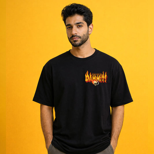 Dammit Death Ride! _ Unisex Back Printed T-Shirt