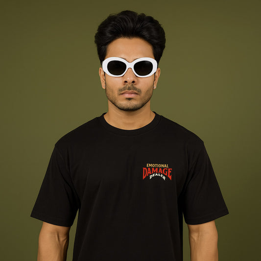 Emotional Damage Dealer - Unisex Back Printed T-Shirt