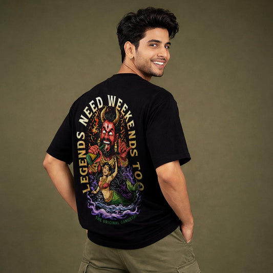 Legends Needs Weekends too! - Unisex Oversized T-Shirt
