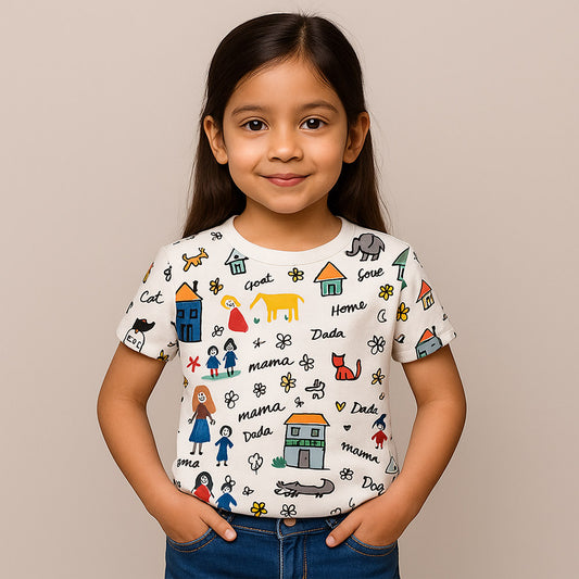 Scribbles! Unisex Kids T-Shirt!
