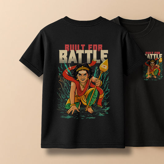 Built for battle! Murugan Unisex Back Printed T-Shirt!