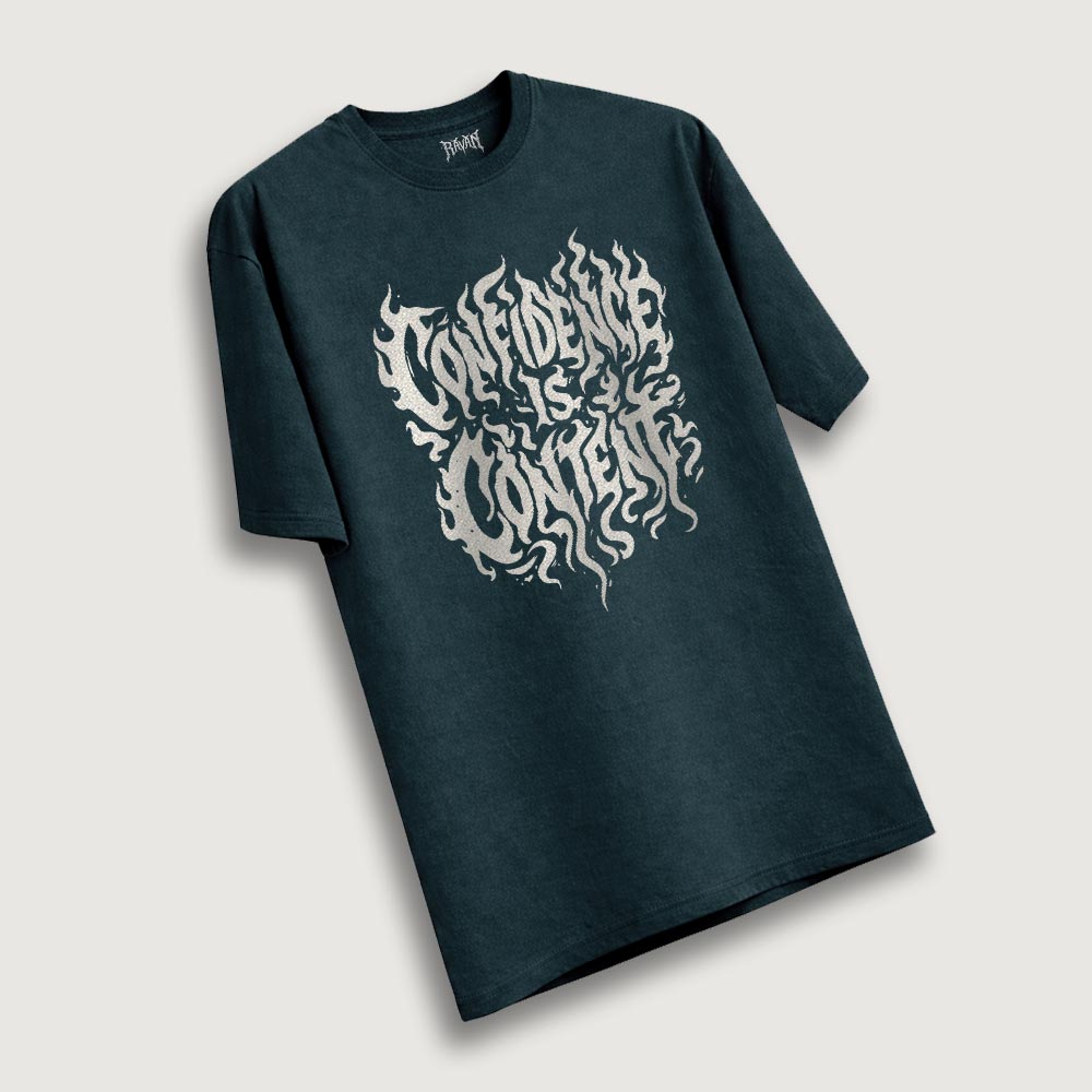Confident is Content Oversized T-Shirt