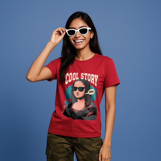 Cool Story Bro - Monalisa Unisex T-Shirt