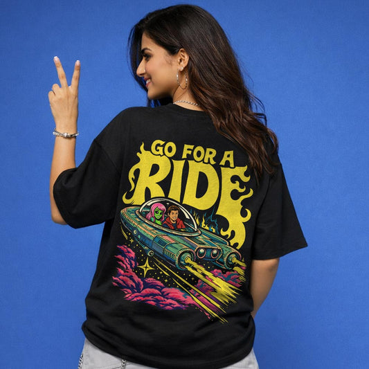 Go for a Ride! - Unisex Oversized T-Shirt