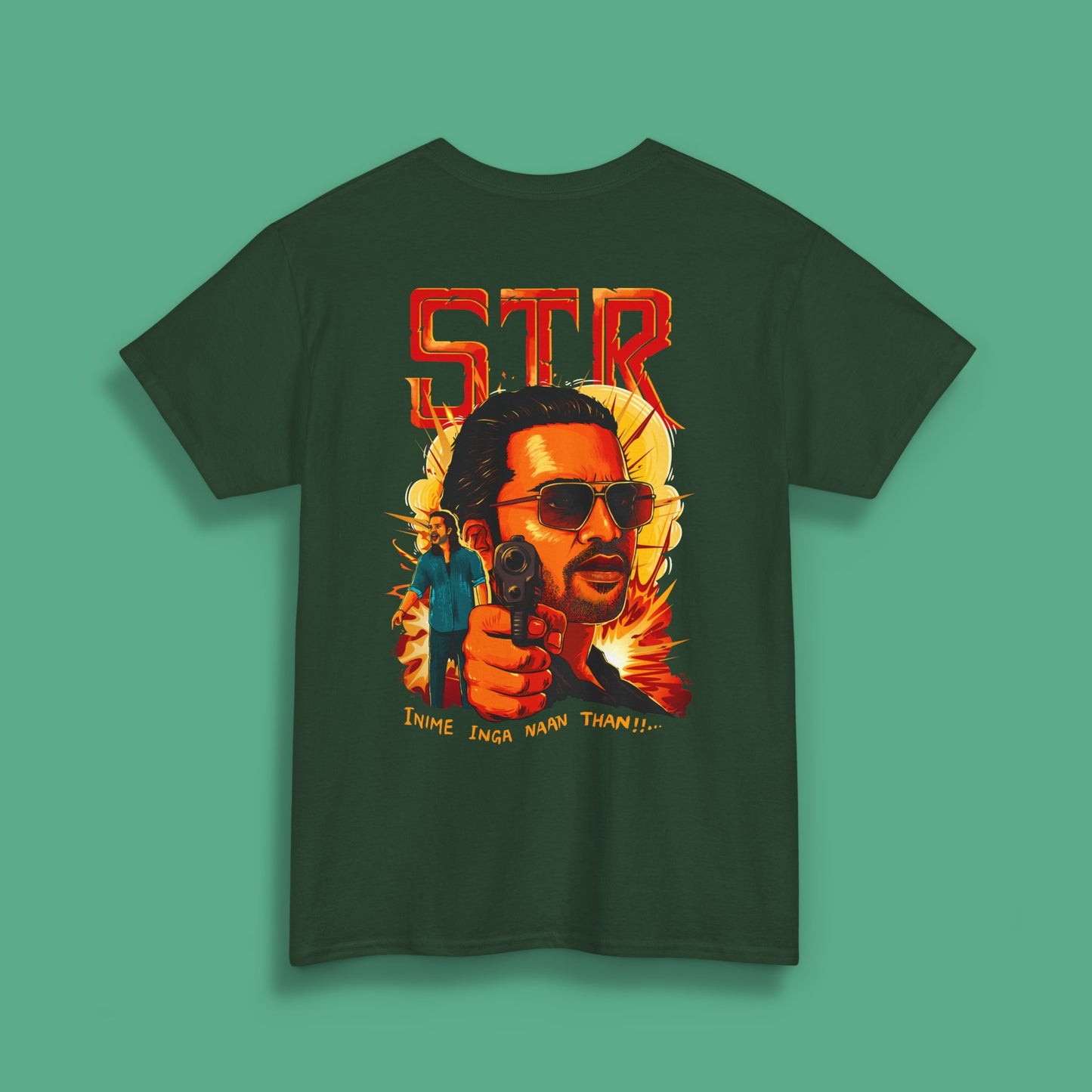 STR Unisex Back printed T-shirt I Thug Life T-Shirt!