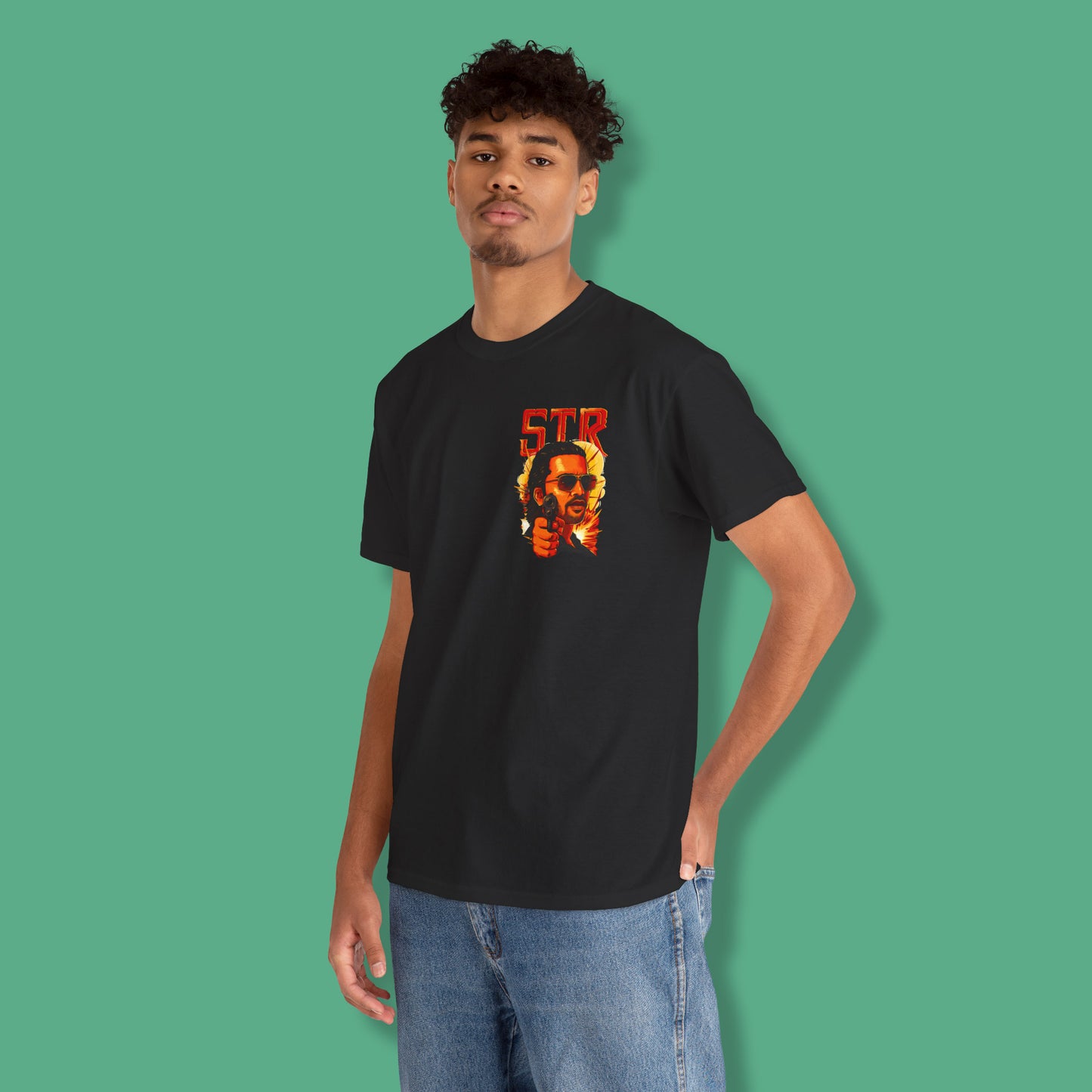 STR Unisex Back printed T-shirt I Thug Life T-Shirt!