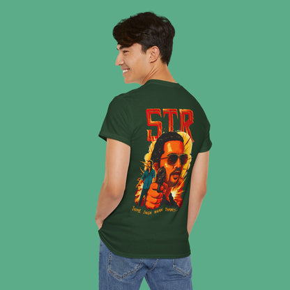 STR Unisex Back printed T-shirt I Thug Life T-Shirt!