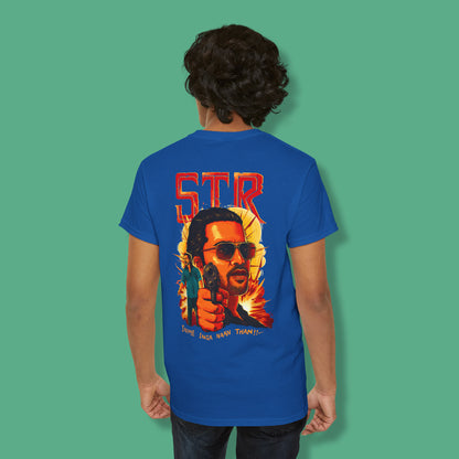 STR Unisex Back printed T-shirt I Thug Life T-Shirt!