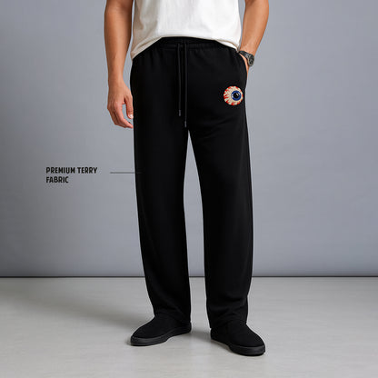 Embroidery Scary Eye - Unisex Sweatpants