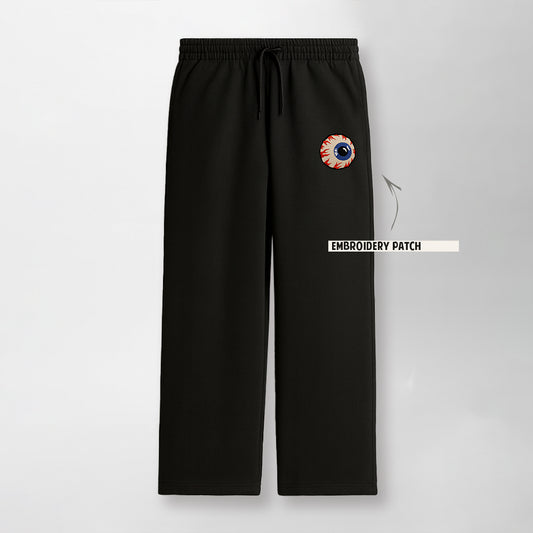 Embroidery Scary Eye - Unisex Sweatpants