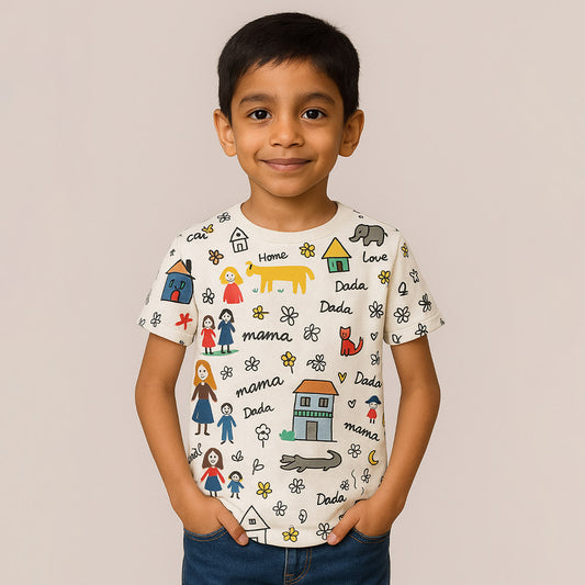 Scribbles! Unisex Kids T-Shirt!
