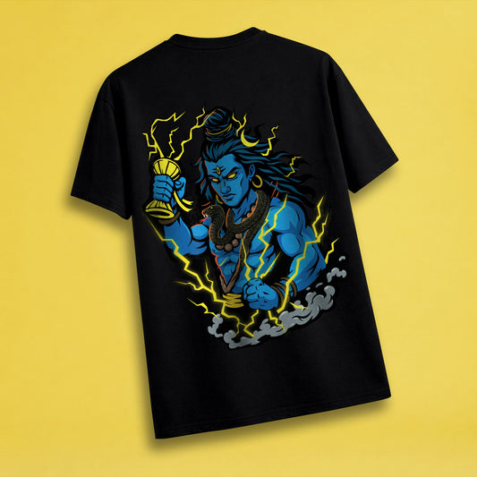 Fierce Shiva! - Unisex Back Printed T-shirt!