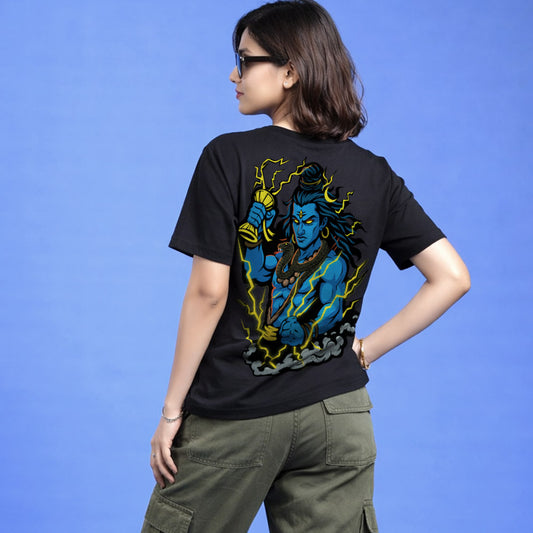 Fierce Shiva! - Unisex Back Printed T-shirt!